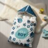 Baby Carry Nest – “It’s a Boy” Print (Blue)