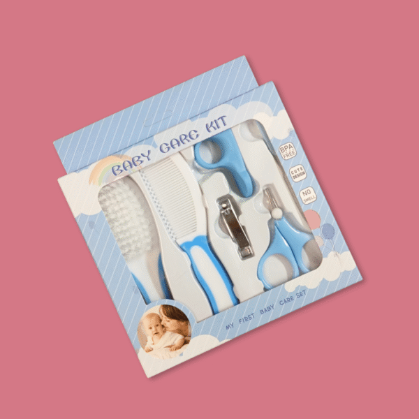 6 Pcs Baby Grooming and Care Kit Blue