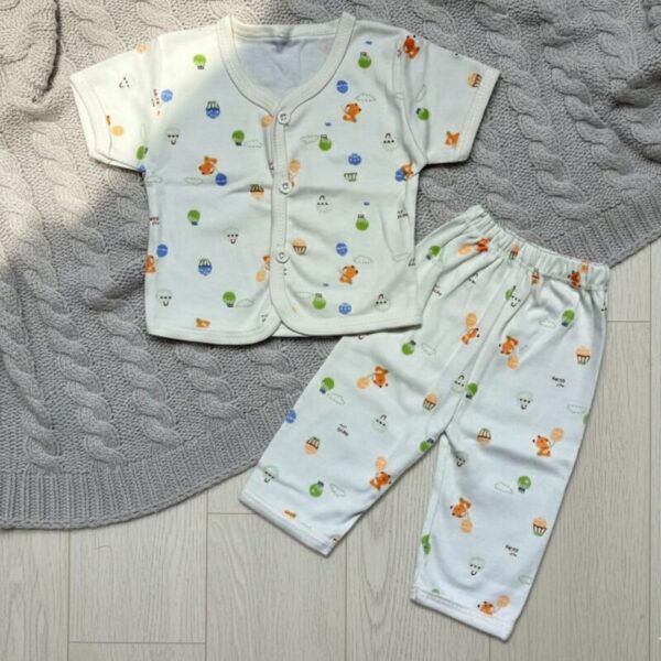 Baby Sleep Suit With Unisex Prints For New Born D12