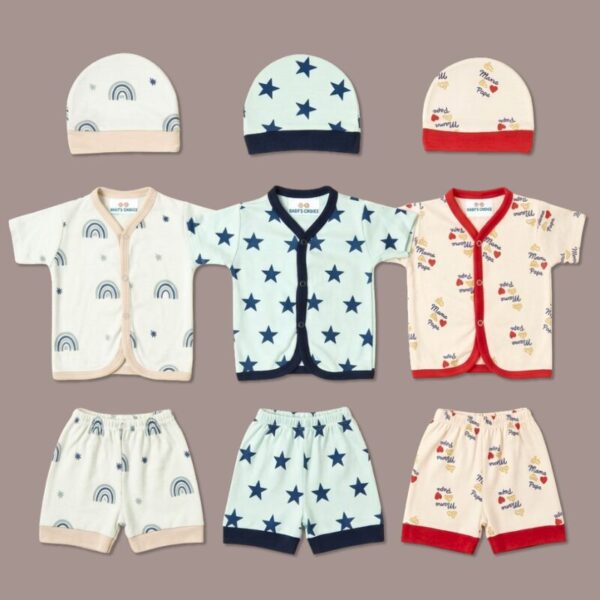 3 Piece Card Suit for New born (Pack of 3)