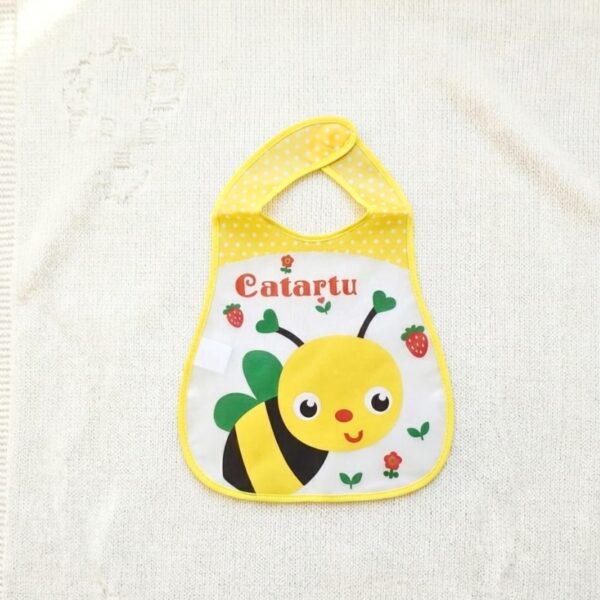 Waterproof Baby Bib Apron – Cheerful Yellow Bumblebee