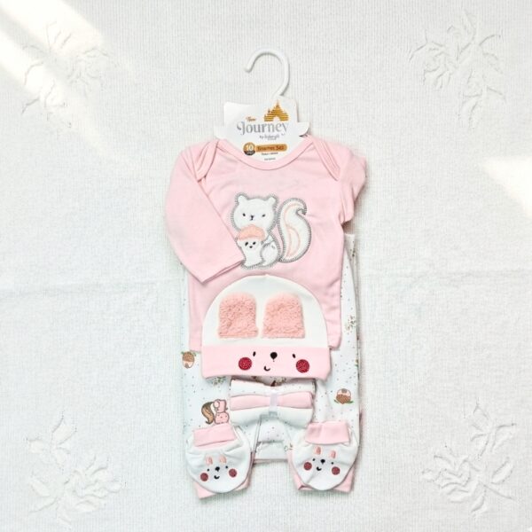 Little Squirrel 10-Piece Newborn Starter Set Pink