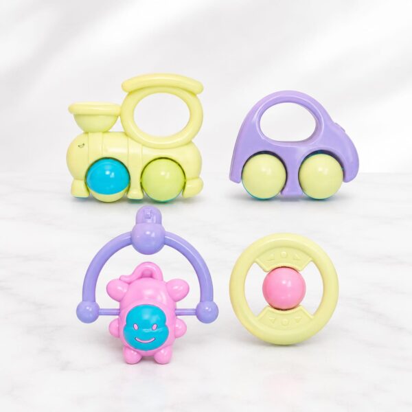 4 Pieces Rattle Set - Nostalgia