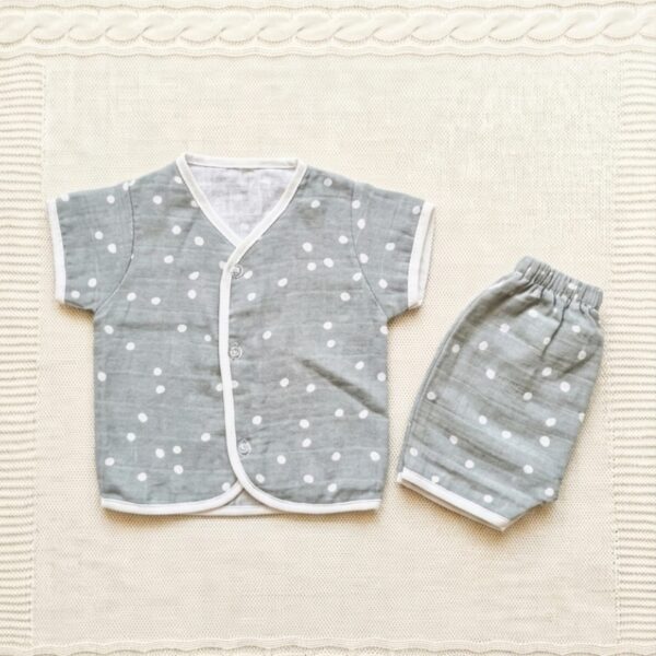 Polka Dot Baby Jhabla Suit Set