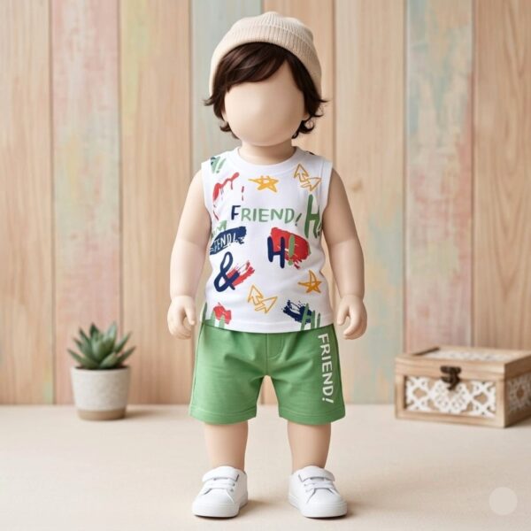"Little Mate" Graffiti Summer Outfit