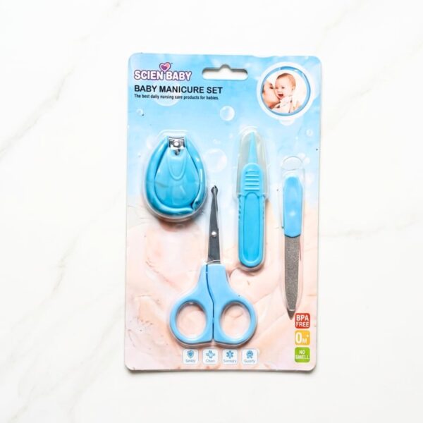 SCIEN Baby Manicure Set - 4 Pcs - Blue