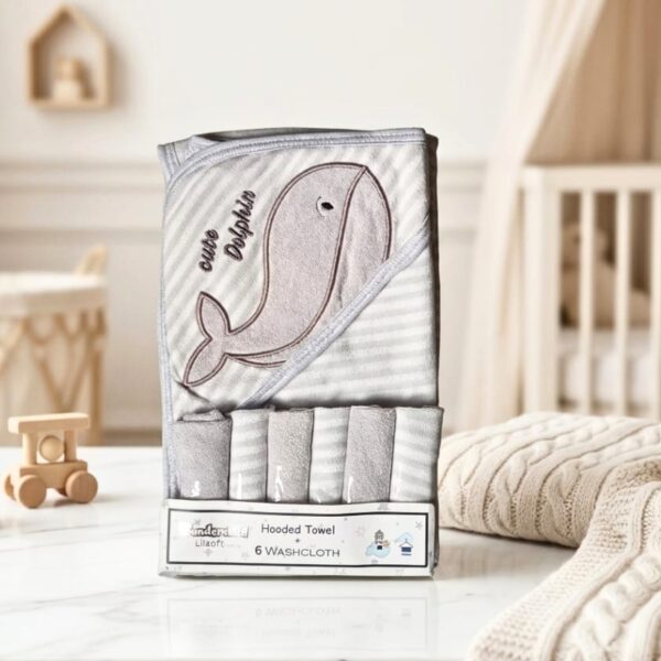 7 Pcs Baby Bath Towel Set - 020