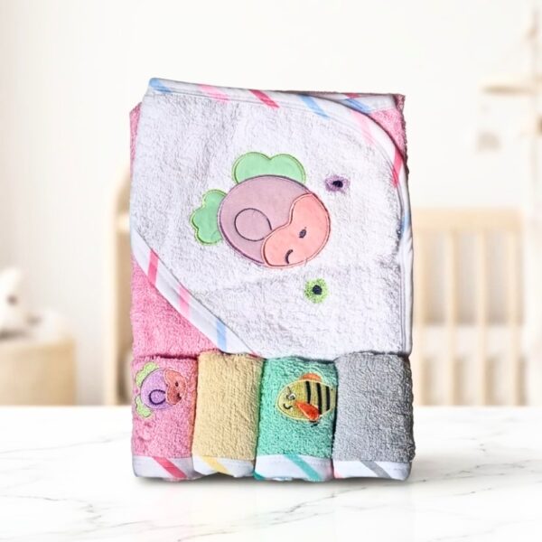 5 Pcs Baby Bath Towel Set - 023