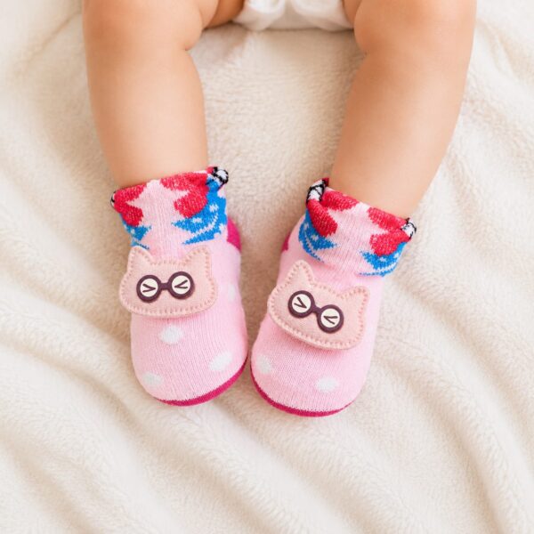 Baby Character Socks Booties 024