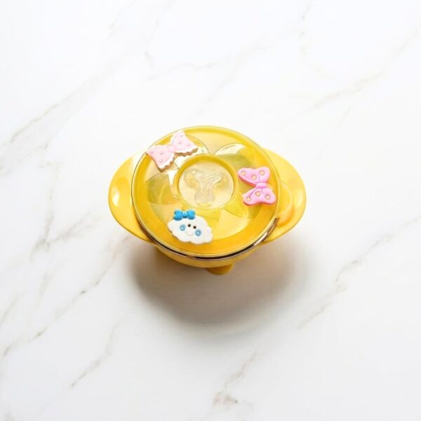 FiSH Baby Bowl - Stainless Steel - Yellow
