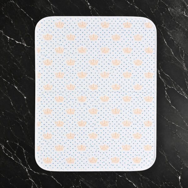 Royal Crown Baby Changing & Massage Mat - Blue