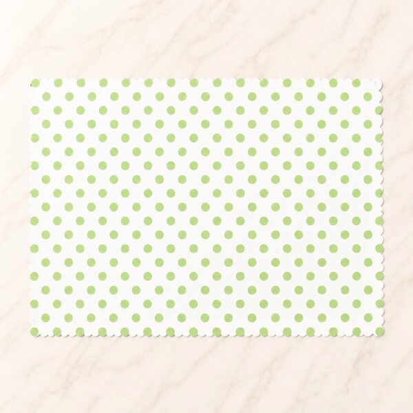 Polka Dot Baby Changing & Massage Mat - Green