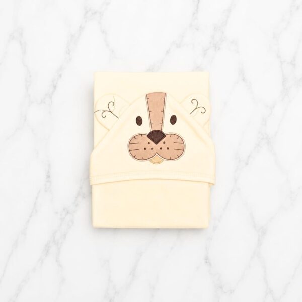 Soft Cotton Hooded Baby Wrapping Sheet – Tiger - 043